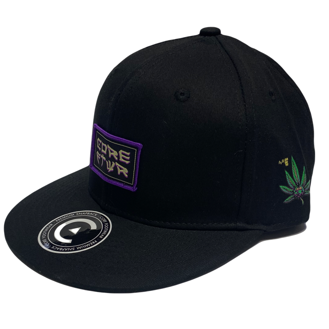 Gorra CORE Premium SnapBack Purple Kush Black