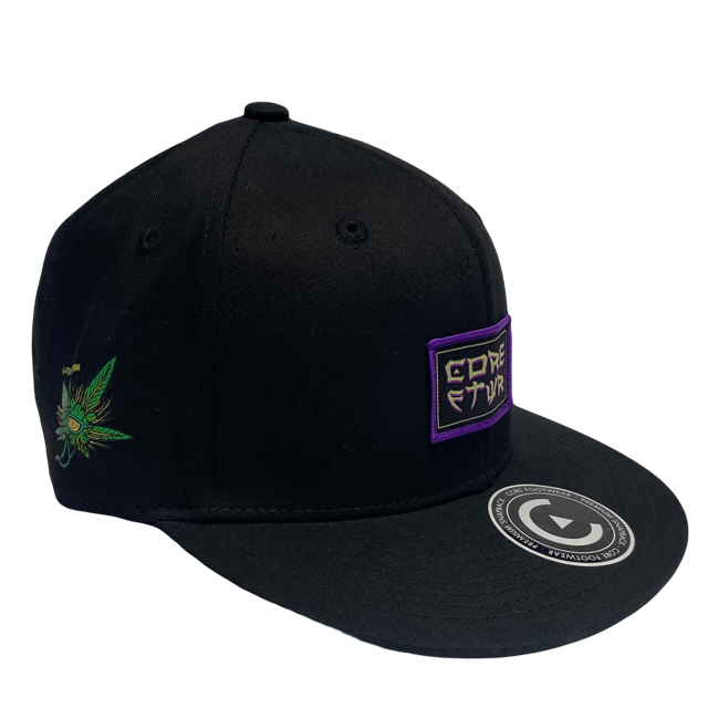 Gorra CORE Premium SnapBack Purple Kush Black