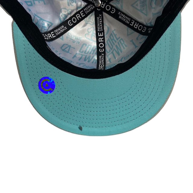 Gorra CORE Premium SnapBack Monograma Silver