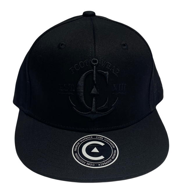 Gorra CORE Premium SnapBack Anchor Black