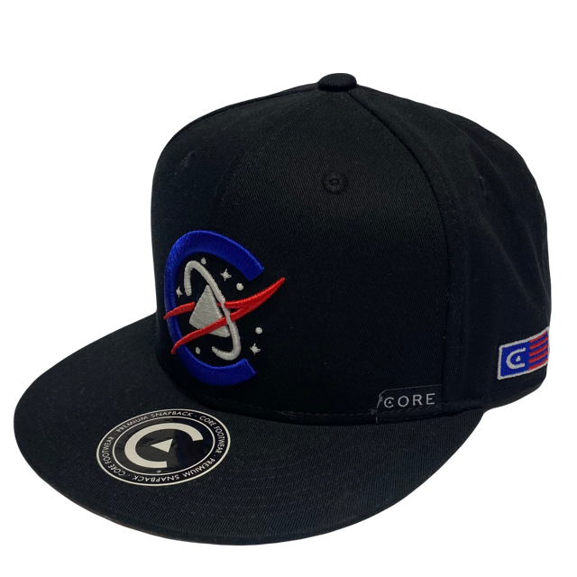 Gorra CORE Premium SnapBack Nasa Black