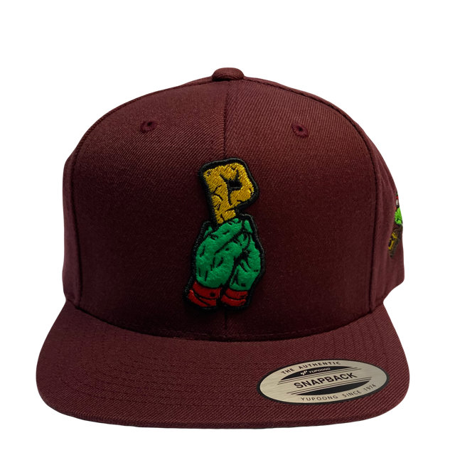 Gorra Prayers Pray Cat Wine Red SnapBack