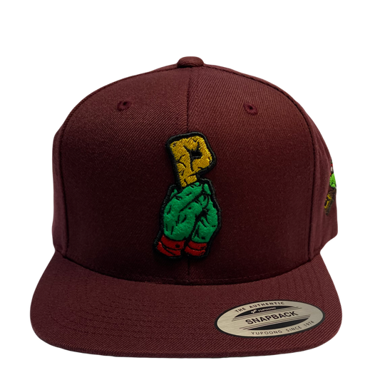 Gorra Prayers Pray Cat Wine Red SnapBack