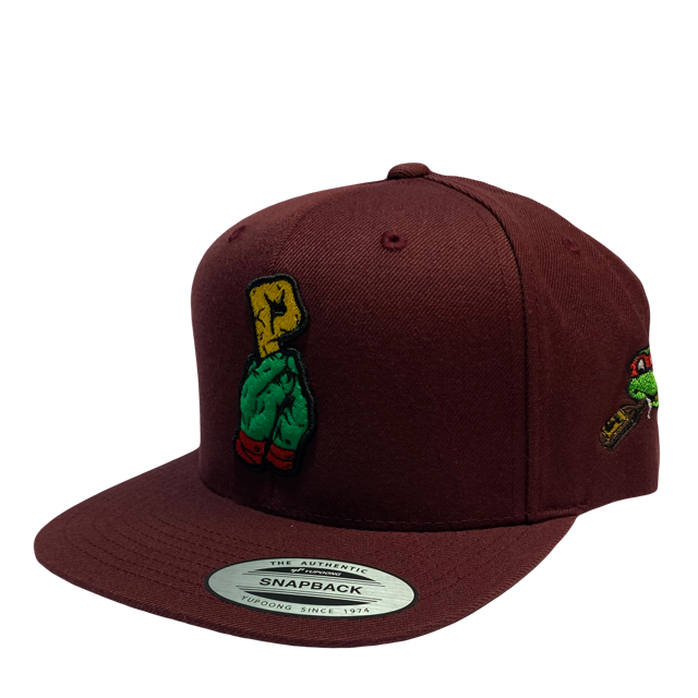 Gorra Prayers Pray Cat Wine Red SnapBack