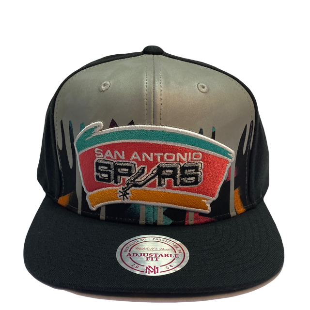 Gorra Mitchell & Ness spurs de San Antonio Black Grey SnapBack