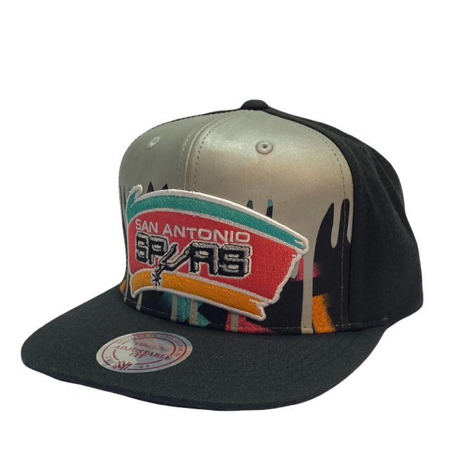 Gorra Mitchell & Ness spurs de San Antonio Black Grey SnapBack