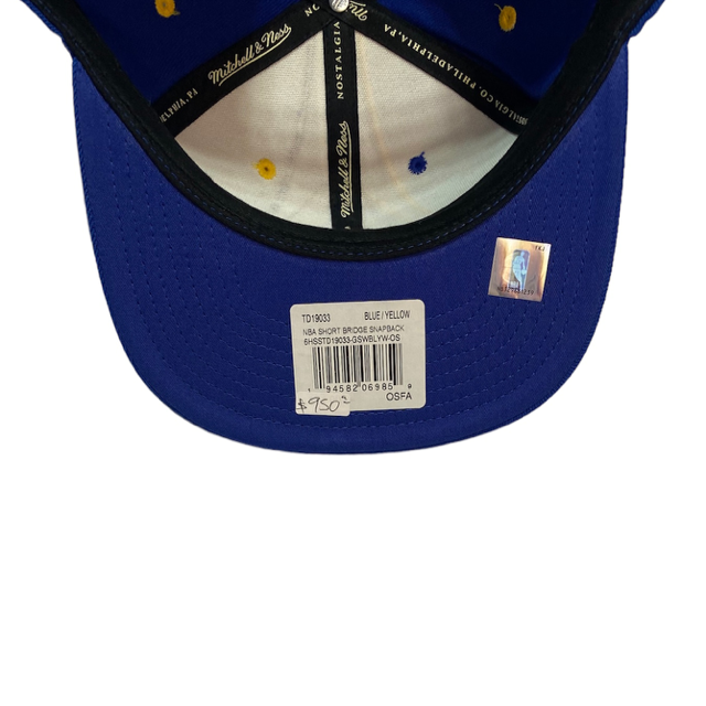 Gorra Mitchell & Ness Golden Estate Royal Yellow SnapBack