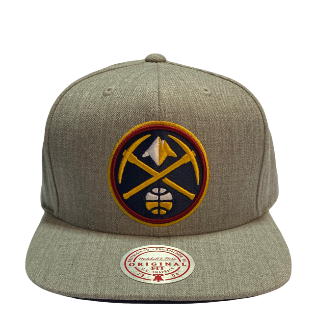 Gorra Mitchell & Ness Denver Nuggets Grey SnapBack