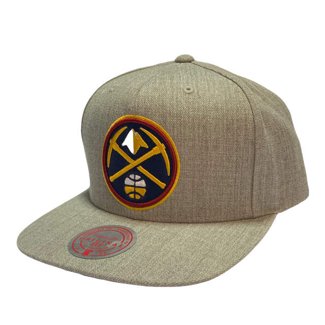 Gorra Mitchell & Ness Denver Nuggets Grey SnapBack