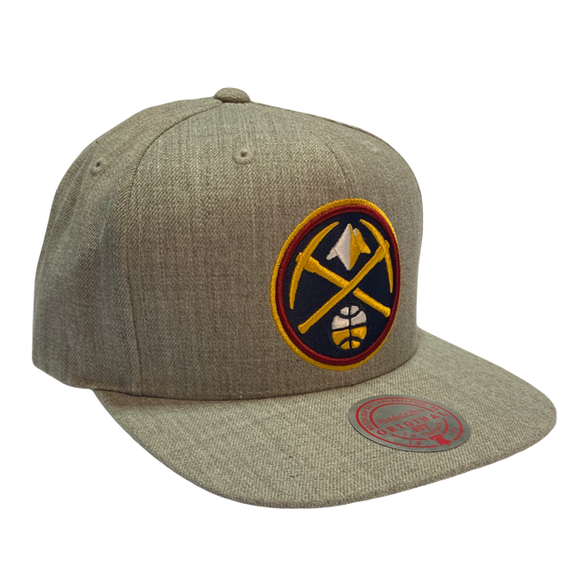 Gorra Mitchell & Ness Denver Nuggets Grey SnapBack