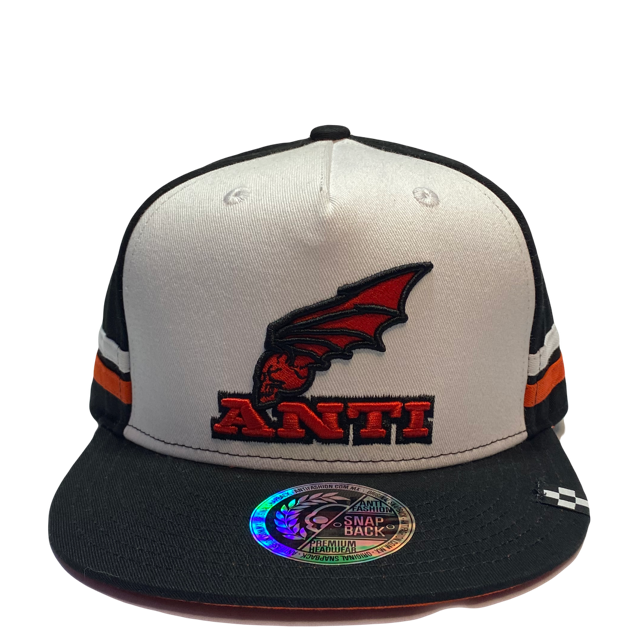 Gorra Antifashion Fast Bat White Black SnapBack