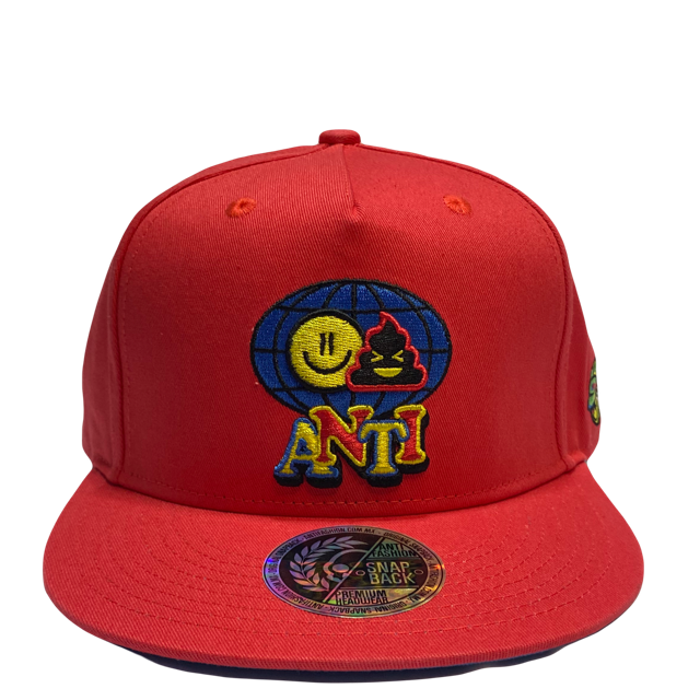 Gorra Antifashion Smile Shit Red SnapBAck