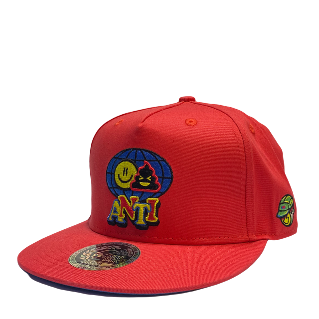 Gorra Antifashion Smile Shit Red SnapBAck