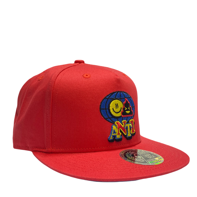 Gorra Antifashion Smile Shit Red SnapBAck