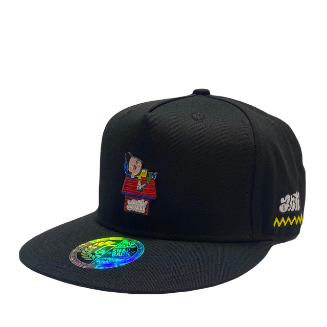 Gorra Antifashion Puffy Peanuts Black SnapBack