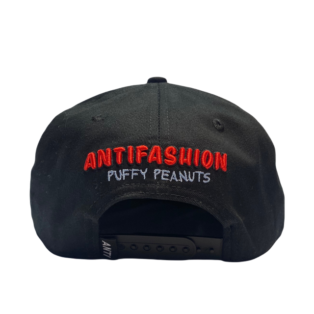 Gorra Antifashion Puffy Peanuts Black SnapBack