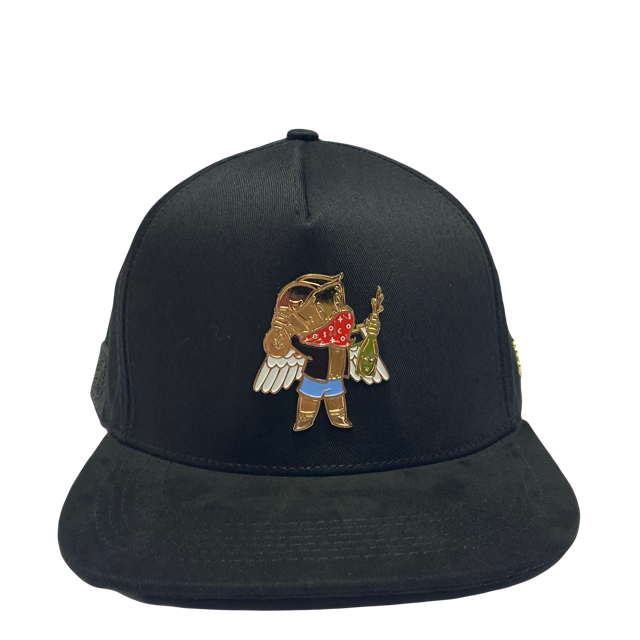 Gorra Cash Only Richy Gold Black Cotton SnapBack