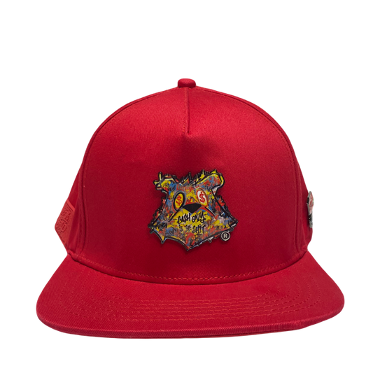 Gorra Cash Only Beard Red SnapBack